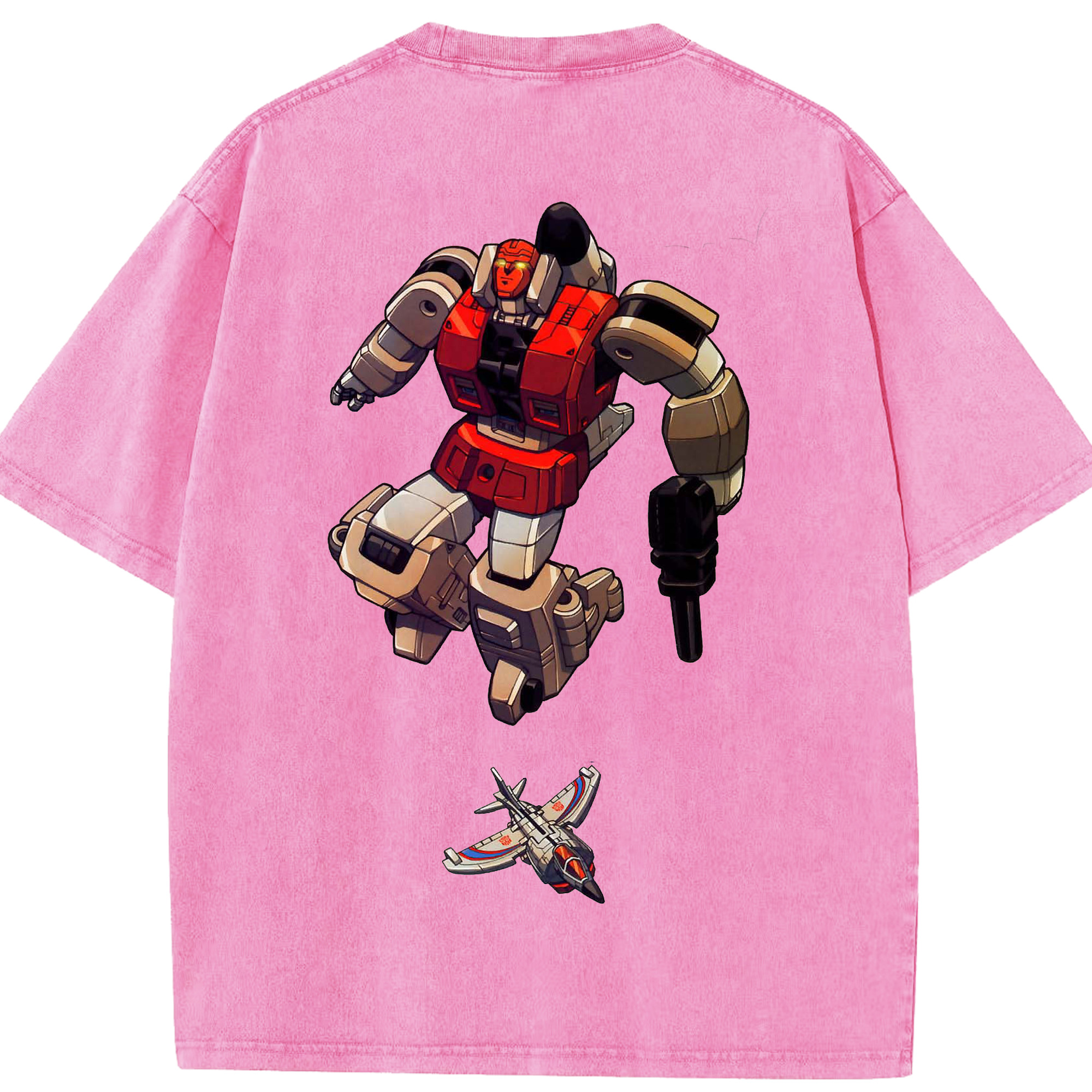 （画像用）  綿100% ヴィンテージ風 半袖Tシャツ（背面プリント）